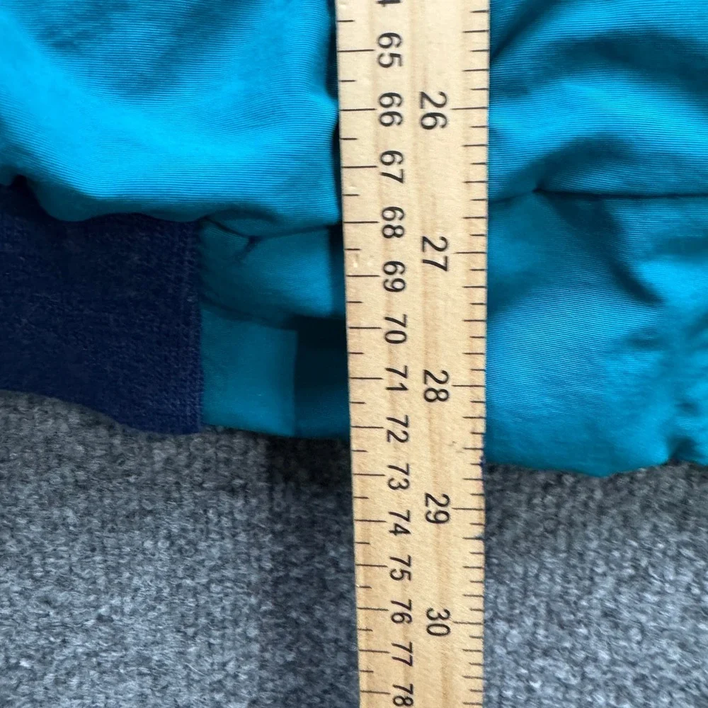Lands' End The Squall Jacket Mens XXL Tall Teal Fleece Lined Outdoor Vintage